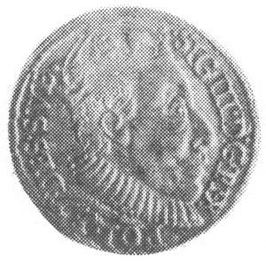 trojak 1588, Olkusz, Aw: Popiersie i napis, Rw: Tarcza ...