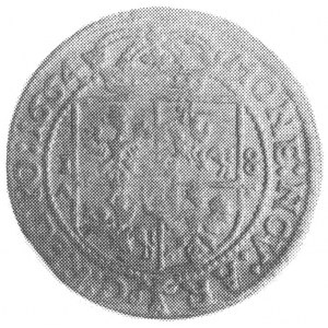 ort 1664, Kraków, Aw: j.w., Rw: Tarcza herbowa i napis,...
