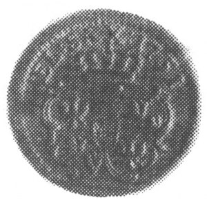 szeląg 1751, Grünthal, Aw: Popiersie i napis, Rw: Tarcz...