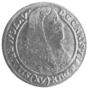 15 krajcarów 1663, Brzeg. Aw: Popiersie i napis, Rw: Or...