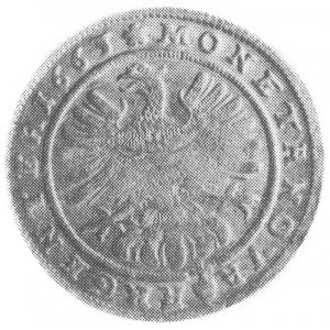 15 krajcarów 1663, Brzeg. Aw: Popiersie i napis, Rw: Or...