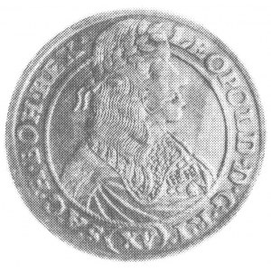 15 krajcarów 1664, Wrocław, j.w., FbSg 434