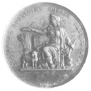 medal wystawy rolniczo-przemysłowej w Gostyniu 1862 (mi...