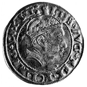 grosz na stopę litewską 1546, Wilno, Aw: Popiersie i na...