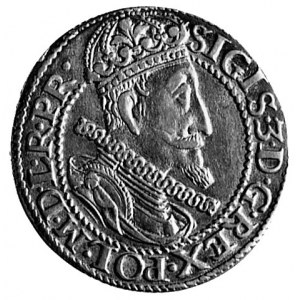ort 1612, Gdańsk, Aw: Popiersie i napis, Rw: Herb Gdańs...