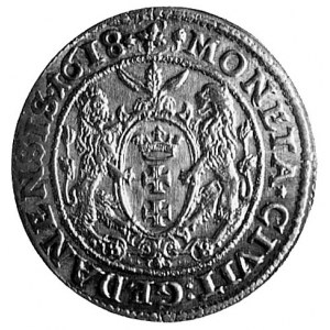 ort 1618, Gdańsk, j.w., Kop. III. 3. b., -R-, H-Cz. 138...