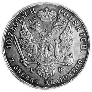 10 złotych 1823, j.w., Plage 26.