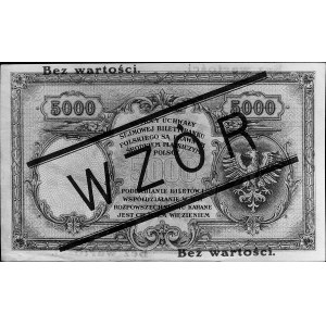 5.000 złotych 28.02.1919, Kow. N.2., P.A60, wzór.