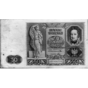 50 złotych 11.11.1936, AB 1606739, Kow. N.5., P.A78a, b...