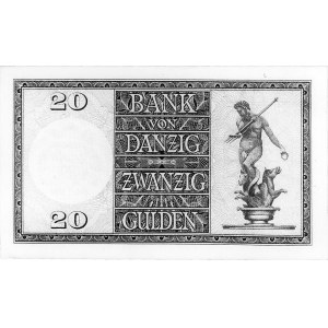 20 guldenów 01.11.1937, Kow. Gd. 46, P. 64, P-Rix. 634.