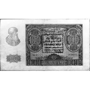 100 złotych 01.08.1944, Kow. 50. 22., P. 97, P-Rix 575I...