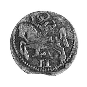 dwudenar 1578r., Mitawa, Aw: Monogram SR, Rw: Pogoń i n...