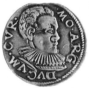 trojak 1596r., Mitawa, Aw: Portret Fryderyka i napis, R...