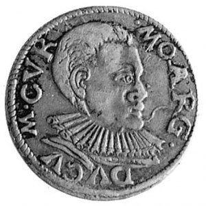 trojak 1597r., Mitawa, j.w., H-Cz. 5179 R3, Kam. 2572 R...