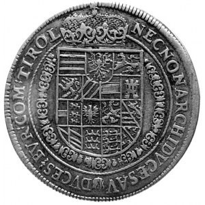 talar 1603r., Hall, Aw: Popiersie i napis, Rw: Tarcza h...