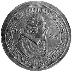 talar 1624, Hall, Aw: Popiersie i napis, Rw: Tarcza her...