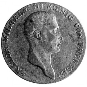 1/3 talara 1809, Berlin, Aw: Popiersie i napis, Rw: Nap...