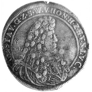 gulden 1690, Aw: Popiersie i napis, Rw: Tarcza herbowa ...
