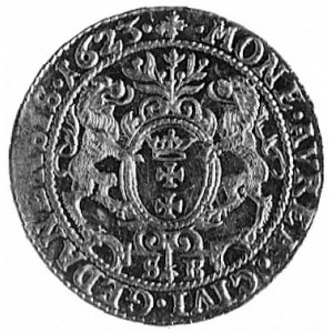 dukat 1623, Gdańsk, Aw: j.w., Rw. j.w., Kop.V.5a -R-, H...