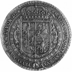 4 talary 1621, Bydgoszcz (moneta bita stemplem 100-duka...