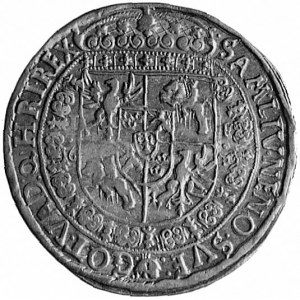 półtalar 1630, Bydgoszcz, Aw: Popiersie i napis, Rw: Ta...
