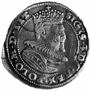 szóstak 1595, Lublin, Aw: Popiersie i napis, Rw: Napis ...