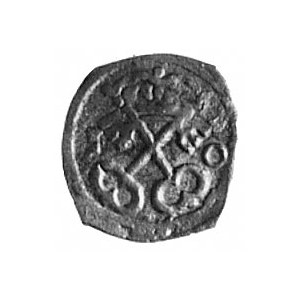 denar 1610, Poznań, Aw: j.w., Rw: j.w., Kop.I.10 -RR-, ...