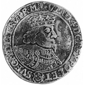 półtalar 1640, Bydgoszcz, Aw: Popiersie i napis, Rw: Ta...