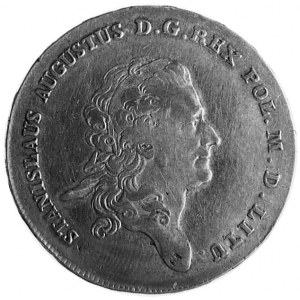 talar 1775, Warszawa, Aw: Głowa i napis, Rw: j.w., Kop....