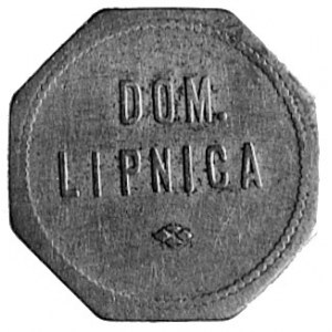 moneta zastępcza Dominium Lipnica, Aw: Napis, Rw: Nomin...