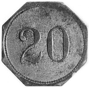 moneta zastępcza Dominium Lipnica, Aw: Napis, Rw: Nomin...