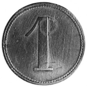 moneta zastępcza Dominium Psarskie, Aw: Napis, Rw: Nomi...