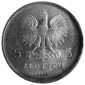 5 złotych 1931, Nike, Kurp.20.D