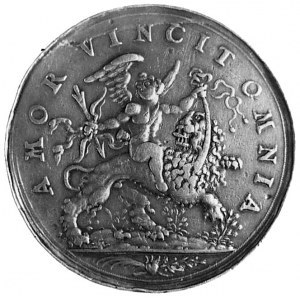 medal zaślubinowy z dorobioną później datą 1618 - Jan H...