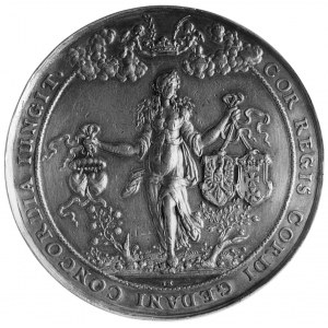 medal Aegidiusa Straucha (1632-1682), Aw: Popiersie w p...