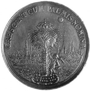 medal koronacyjny Jana III Sobieskiego autorstwa Jana H...