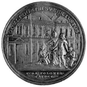 medal z okazji nieudanego porwania króla Stanisława Aug...