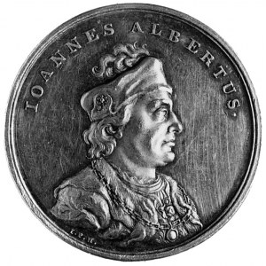 medal ze świty królewskiej- Jan Olbracht, autorstwa Hol...
