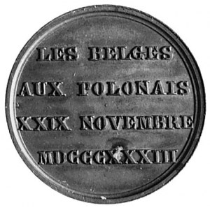 medal wybity przez Belgów w trzecią rocznicę wybuchu Po...
