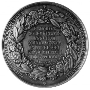 medal na 50 lat służby oficerskiej Iwana Paskiewicza 18...