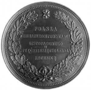 medal w 50-rocznicę Powstania Listopadowego 1880, autor...
