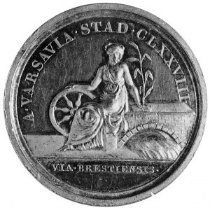 medal na otwarcie Drogi Brzeskiej (między Warszawą a Br...