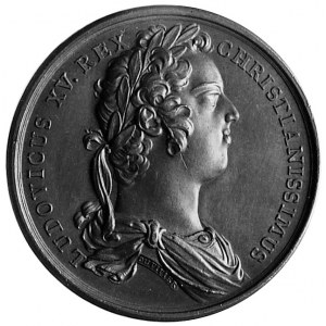 medal z okazji ślubu Marii Leszczyńskiej z Ludwikiem XV...