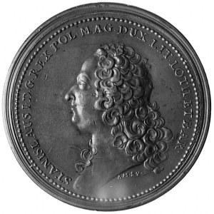 medal z okazji wzniesienia w Nancy pomnika Ludwika XV, ...