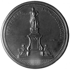 medal z okazji wzniesienia w Nancy pomnika Ludwika XV, ...