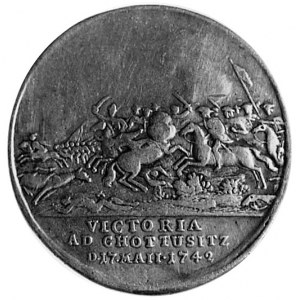 medal z okazji bitwy pod Chottusitz 1742, Aw: Na postum...