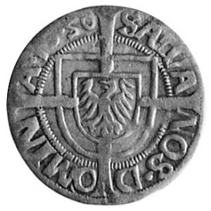 grosz 1520, Królewiec, Aw: j.w., Rw: j.w., Kop.I.8a -RR...