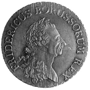 talar 1784, Berlin, Aw: Głowa i napis, Rw: Orzeł nad sz...