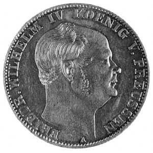 talar 1860, Berlin, Aw: Głowa i napis, Rw: Orzeł i napi...