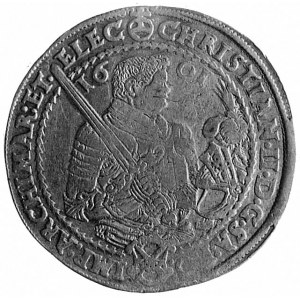 talar 1601, Aw: Popiersie i napis, Rw: Popiersia dwóch ...